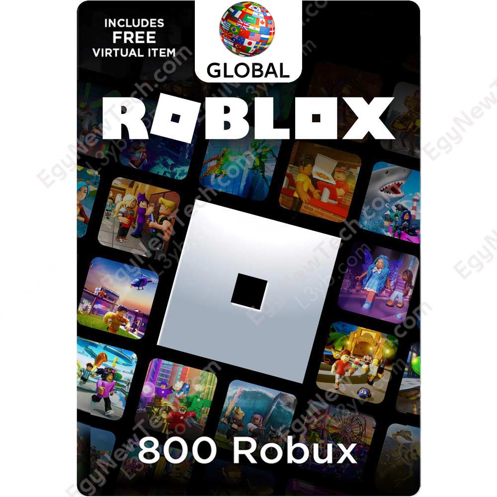 Microsoft 800 Robux Roblox Gift Card Global Digital Code Roblox